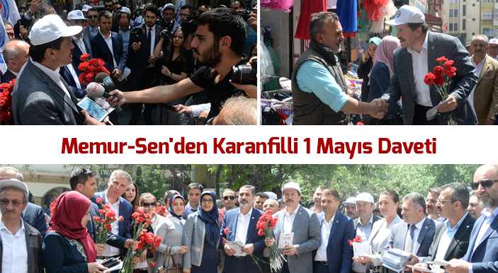 Memur-Sen'den Karanfilli 1 Mayıs Daveti