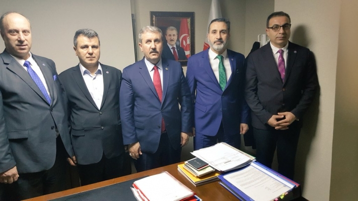 Cankesen'den Destici'ye Geçmiş Olsun Ziyareti