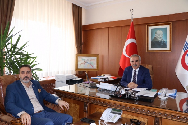 CANKESEN'DEN TCDD 2 BÖLGE MÜDÜRLÜĞÜNE  ZİYARET