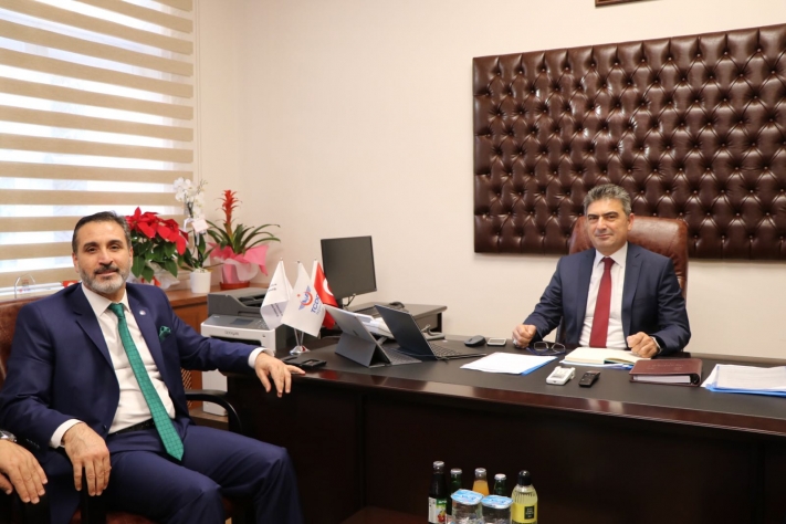 Ulaştırma Memur-Sen'den TCDD Taşımacılık A.Ş Genel Müdür Yardımcısı Çetin Altun'a Ziyaret