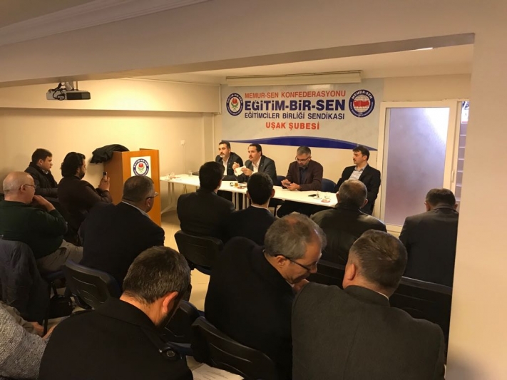 Memur-Sen Genel Başkanı Ali  Yalcın ve Ulaştırma Memur-Sen Genel Başkanı Can Cankesen Uşak'da Çeşitli Ziyaretlerde Bulundular