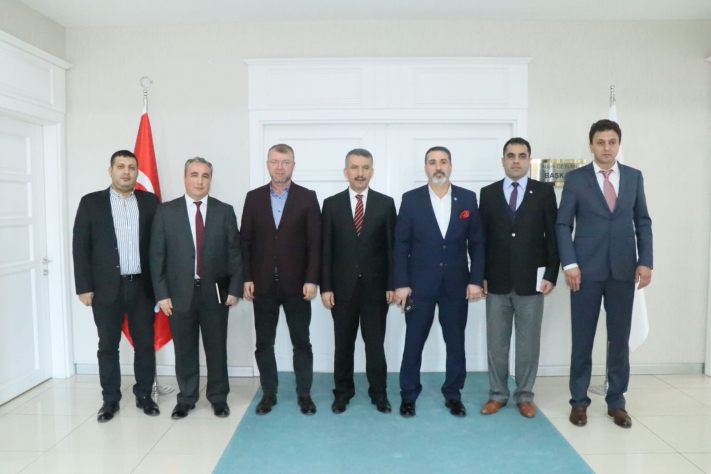 Genel Başkan Cankesen ve Demiryol-İş Genel Sekreteri Kaya MYK Başkanı Ceylanı Ziyaret Ettiler.