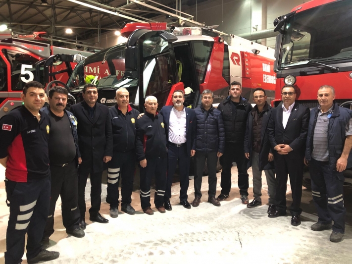 Genel Başakan Cankesen Esenboğa Havalimanını Ziyaret Etti