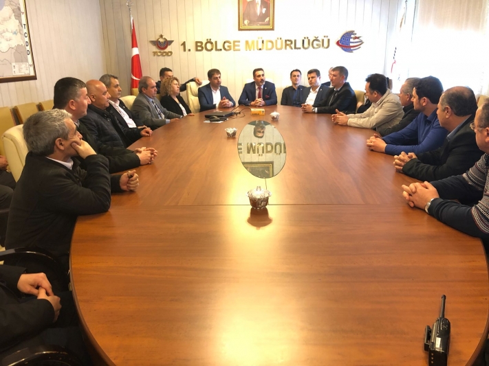 Cankesen'den TCDD 1.Bölge Müdürlüğüne Ziyaret 