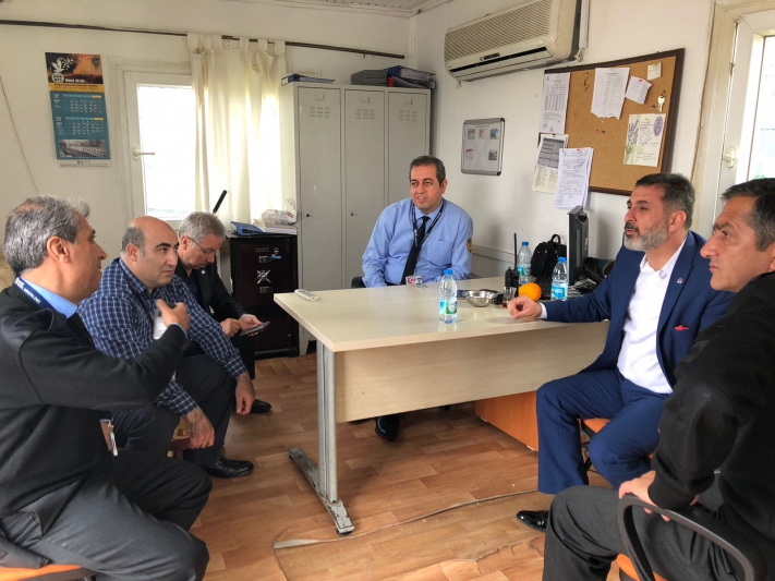 Cankesen Hatay Havalimanını Ziyaret Etti