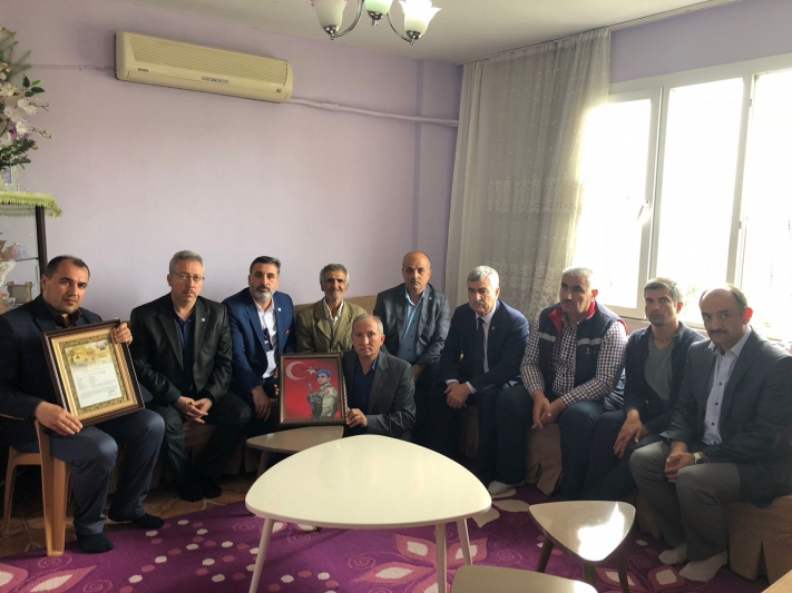 Genel Başkan Cankesen'den Afrin Şehidinin Ailesine Taziye Ziyareti