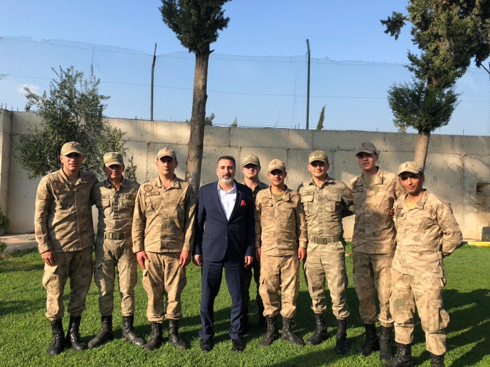 Cankesen'den Sınırın Sıfır Noktasın'daki Jandarma Karakoluna Ziyaret