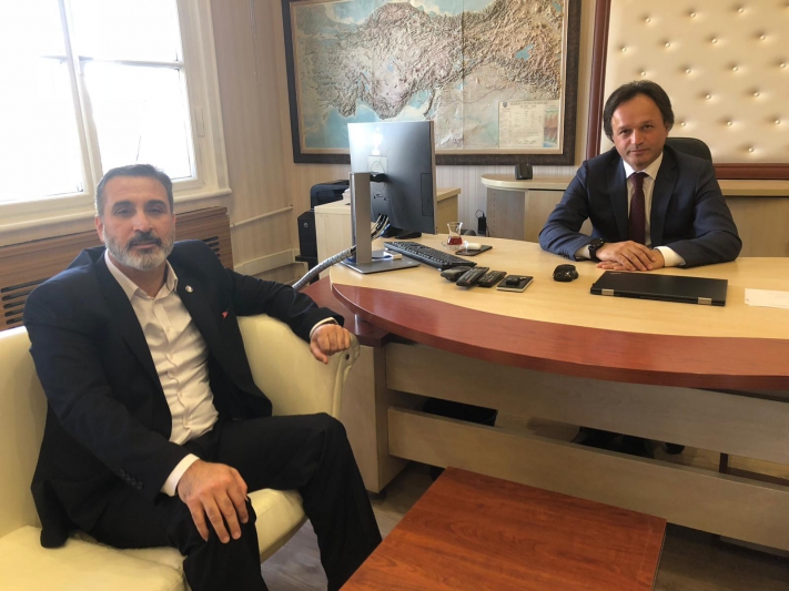 Ulaştırma Memur-Sen'den Genel Müdür Yardımcısı Uyguna Ziyaret