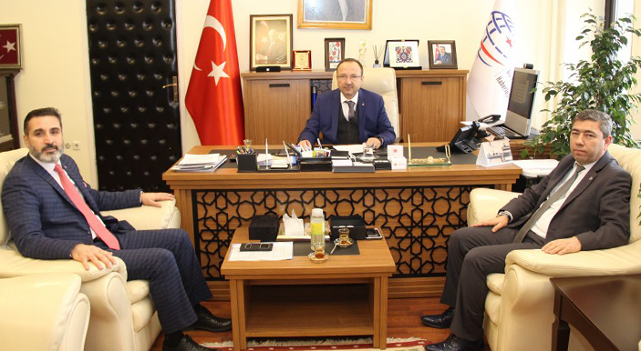 Cankesen ve Uslu'dan Karayolu Düzenleme Genel Müdürüne Ziyaret