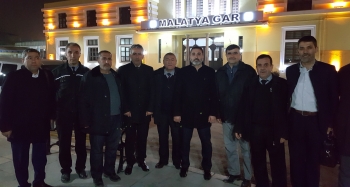 CANKESEN MALATYA'DA TCDD ÇALIŞANLARIYLA BULUŞTU