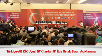 Türkiye-AB KİK Üyesi STK’lardan 81 İlde Ortak Basın Açıklaması