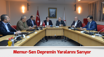 Memur-Sen Depremin Yaralarını Sarıyor