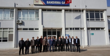 GENEL BAŞKAN BANDIRMA, KUŞCENNETİ VE SIĞIRCIDAKİ İŞYERLERİNDE TCDD ÇALIŞANLARIYLA BULUŞTU