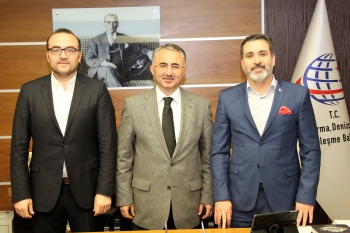 BAKAN YARDIMCISI ÇOŞKUNYÜREK VE SİVİL HAVACILIK GENEL MÜDÜRÜ KESİCİ ZİYARET EDİLDİ