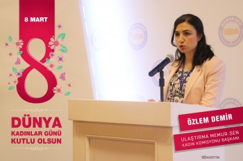 8 MART DÜNYA KADILAR GÜNÜ KUTLU OLSUN