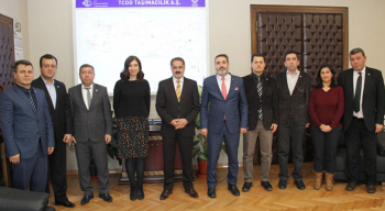 Ulaştırma Memur-Sen'den TCDD Taşımacılık A.Ş Genel Müdürü Veysi Kurt'a Ziyaret