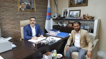 TEKİRDAĞ İL TEMSİLCİSİN'DEN GENEL BAŞKANA ZİYARET