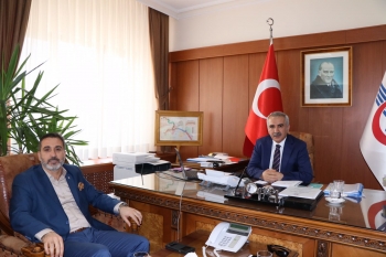 CANKESEN'DEN TCDD 2 BÖLGE MÜDÜRLÜĞÜNE  ZİYARET