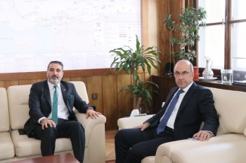 Ulaştırma Memur-Sen'den Tcdd Genel Müdürü İsa Apaydına Ziyaret
