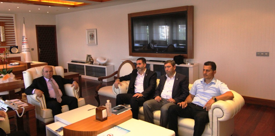 CANKESEN UDH BAKANLIĞI MÜSTEŞARI HAMDİ YILDIRIMI ZİYARET ETTİ