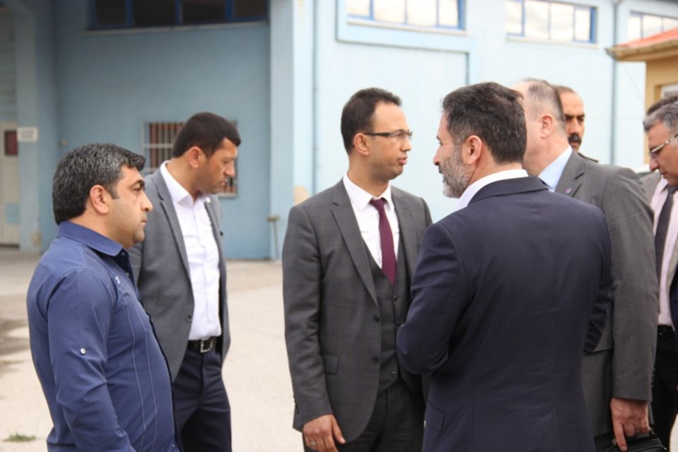 CANKESEN ESENBOĞA HAVALİMANINDA ÇEŞİTLİ ZİYARETLERDE BULUNDU