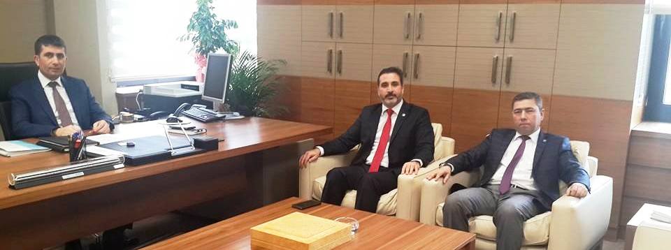 UDH Bakanlığı Alt Yapı Genel Müdür Yardımcısı Metin Akbaş'a Hayırlı Olsun Ziyareti