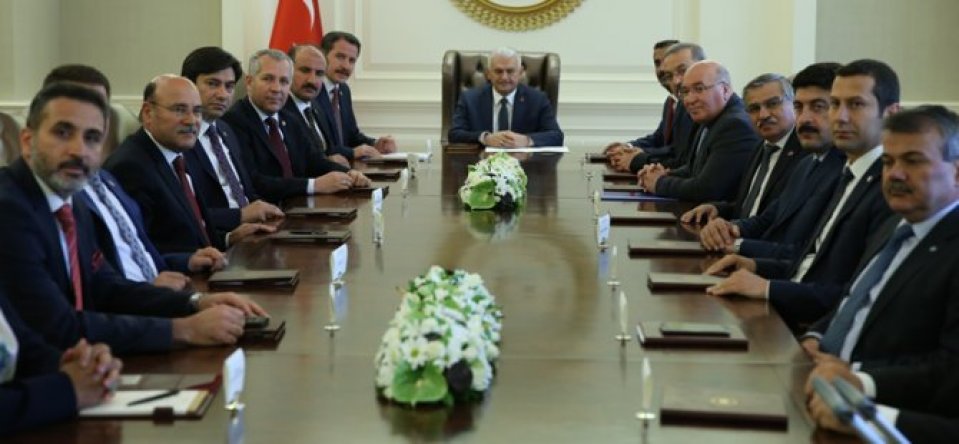 MEMUR-SEN\'DEN BAŞBAKAN YILDIRIMA HAYIRLI OLSUN ZİYARETİ