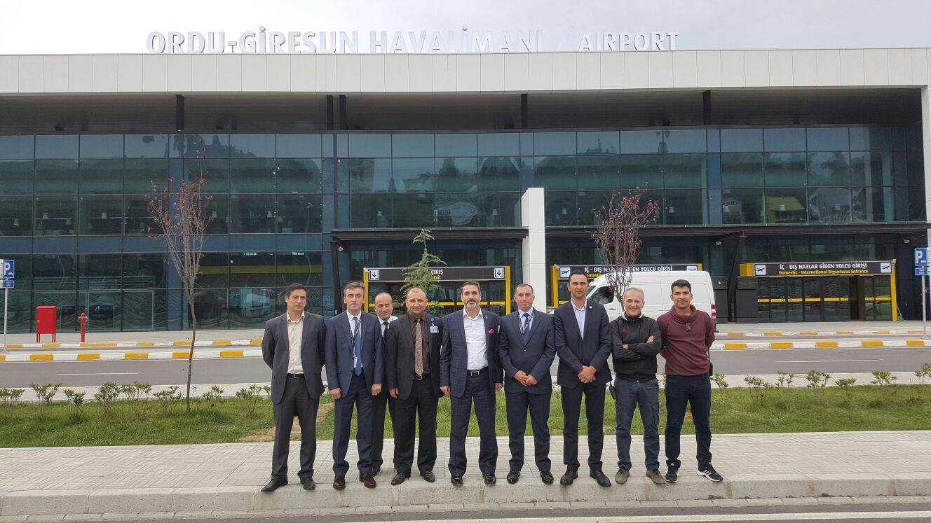 CANKESEN ORDU-GRESUN HAVALİMANINI ZİYARET ETTİ