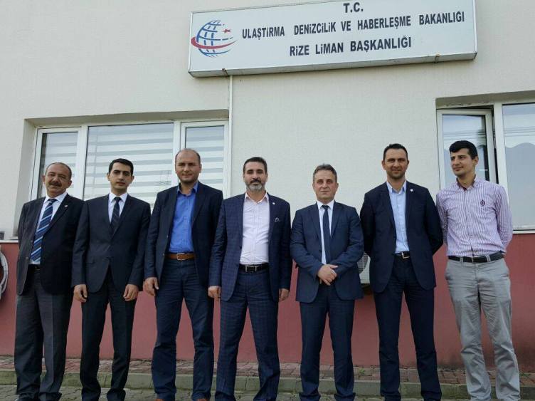 CANKESEN, HİZMET KOLUMUZA BAĞLI RİZE,SÜRMENE VE PAZAR LİMAN BAŞKANLIKLARINI ZİYARET ETTİ