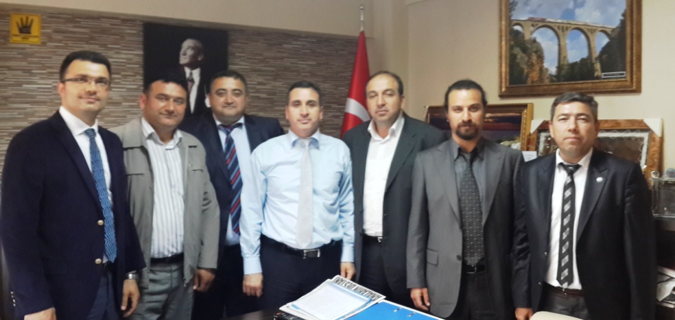 DETEVAD Dernek yönetimi : Genel Başkan Cankesen'i makamında ziyaret ettiler.