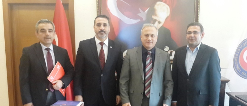 Cankesen,Devlet Personel Başkanı Mehmet Ali Kumbuzoğlunu Ziyaret Etti.