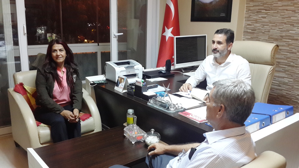 İSTANBUL 3 NOLU ŞUBE BAŞKANI VE ADANA 2 NOLU ŞUBE BAŞKANLARINDAN CANKESENE ZİYARET