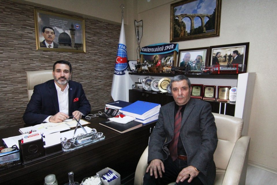 TCDD TRAFİK KONTROLÖRLERİ DERNEĞİ SENDİKAMIZI ZİYARET ETTİ