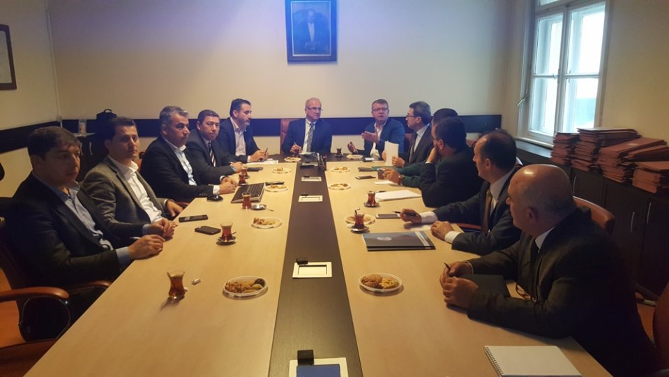 CANKESEN TCDD GENEL MÜDÜRLÜĞÜNDE SAMSUN/KALIN HATTIYLA İLGİLİ YAPILAN TOPLANTIYA KATILDI