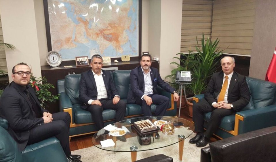 CANKESEN, DENİZ TİCARET GENEL MÜDÜRÜ CEMALATTİN ŞEVLİYİ MAKAMINDA ZİYARET ETTİ