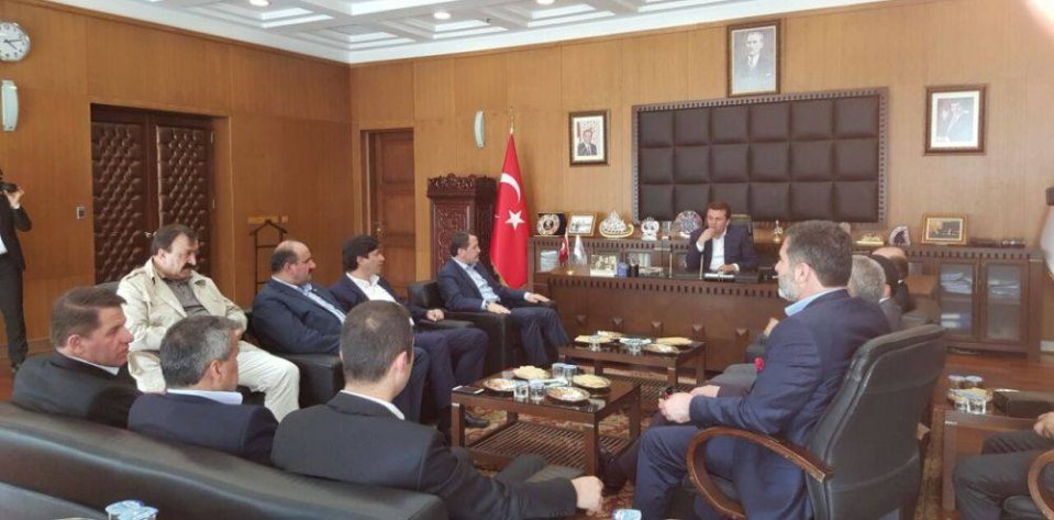 1 MAYIS EMEK VE DAYANIŞMA GÜNÜ İÇİN MEMUR-SEN HEYETİ KAHRAMANMARAŞ\'DA