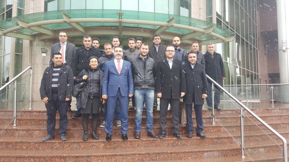 CANKESEN ESENBOĞA HAVALİMANINDA ZİYARETLERDE BULUNDU