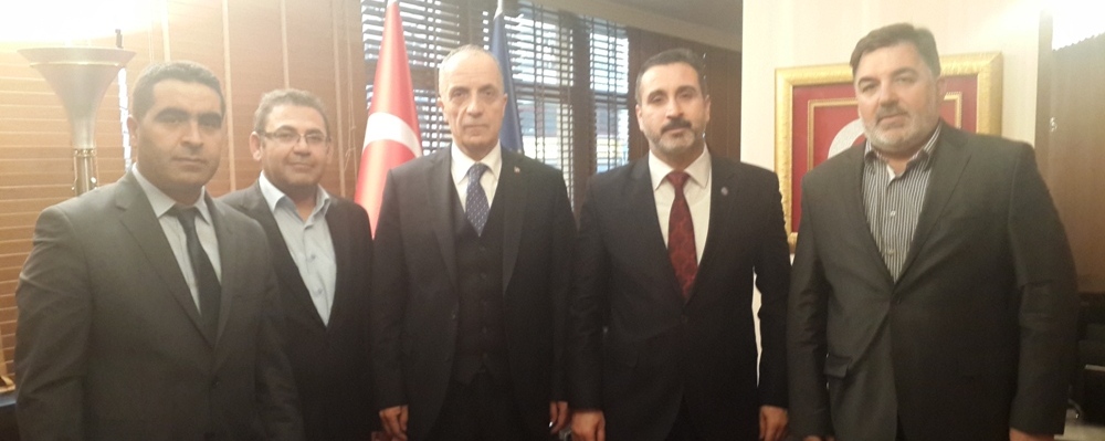 Genel Başkan Cankesen'den Türk-iŞ Başkanı Atalaya Ziyaret.