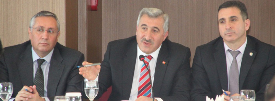 DHMİ Genel Müdürü Orhan Birdal Şube Başkanları ve Havalimanı Temsilcileri ile Yapılan Toplantıya Katıldı.