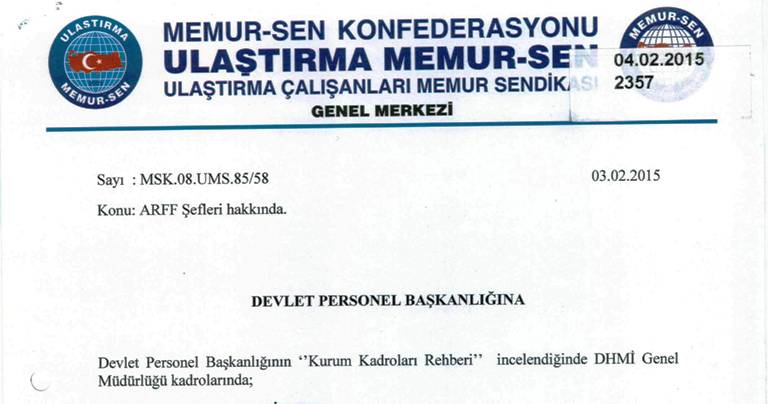 ARFF Şeflerinin Sıkıntıları Devlet Personel Başkanlığına İletildi.