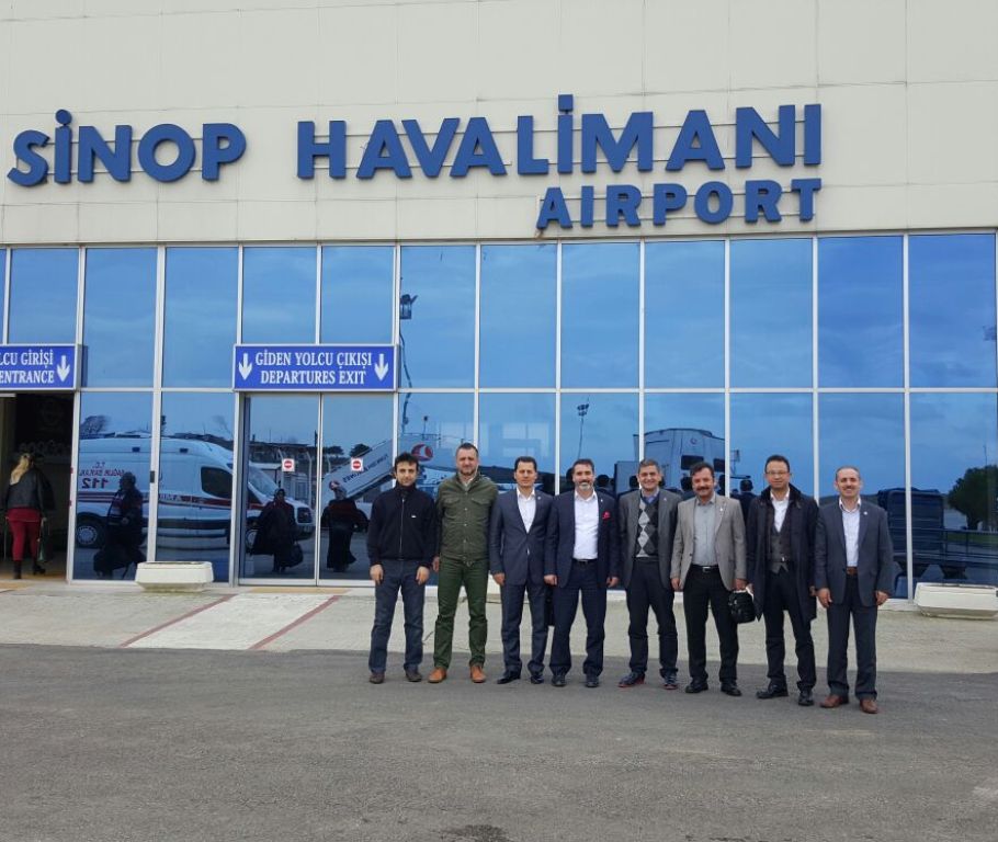 CANKESEN SİNOP HAVALİMANINI ZİYARET ETTİ