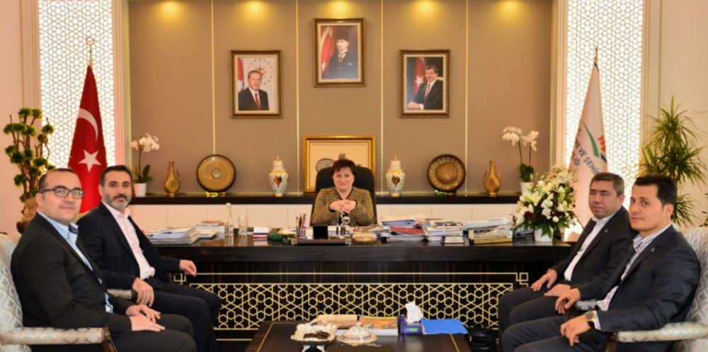 Ulaştırma Memur-Sen'den Çevre ve Şehircilik Bakanı Sarı'ya Ziyaret