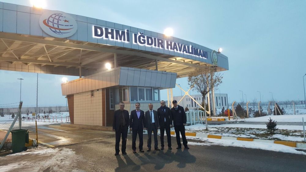 CANKESEN IĞDIR HAVALİMANINI ZİYARET ETTİ