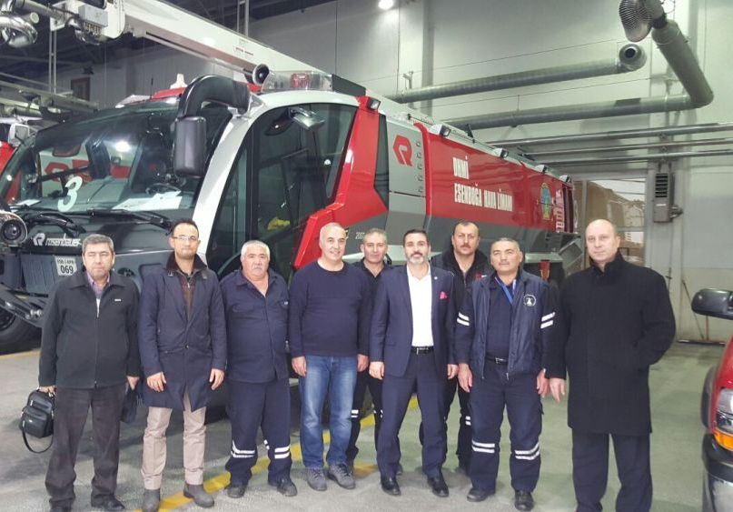 GENEL BAŞKAN CANKESEN ESENBOĞA HAVALİMANINDA ZİYARETLERDE BULUNDU