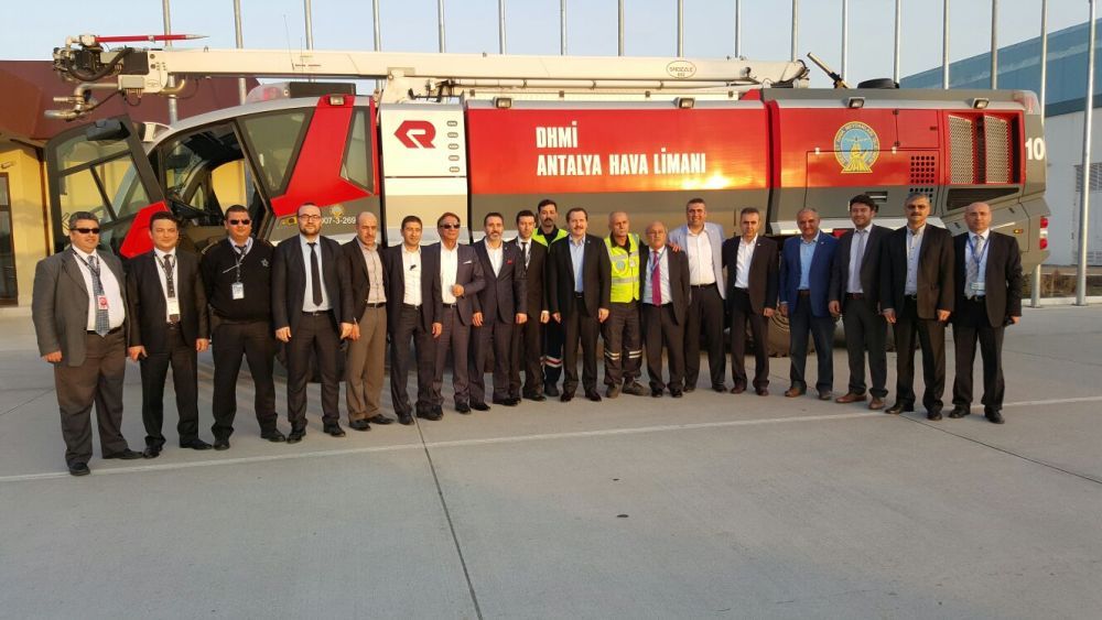 YALÇIN VE CANKESEN ANTALYA HAVALİMANINDA ZİYARETLERDE BULUNDULAR