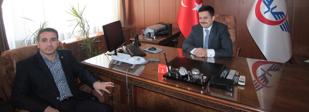 Cankesen TCDD 2 Bölge Müdürünü Ziyaret Etti.