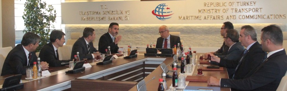 Ulaştırma  Çalışanlarının Sorunları Bakan Lütfi Elvan'a iletildi.