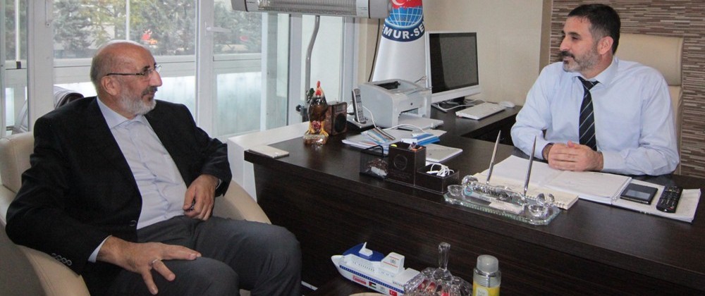 Abdurrahman Dilipak Ulaştırma Memur-Sen'i Ziyaret Etti.