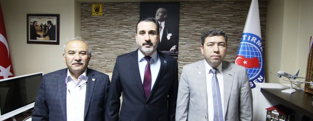Memur-Sen Ankara İl Başkanı Mustafa Kır Genel Başkan Cankeseni Ziyaret Etti.