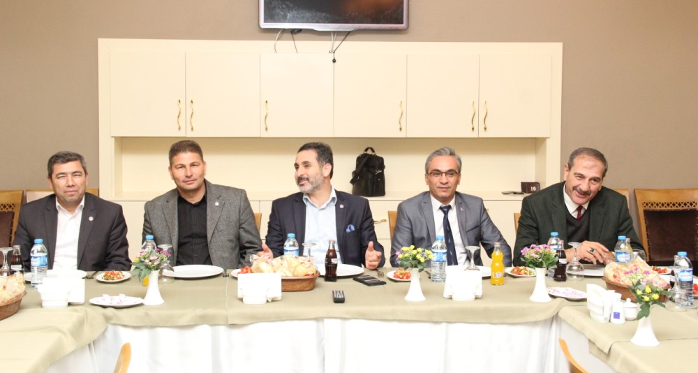 CANKESEN,TCDD ÇALIŞAN GİŞE MEMURLARI İLE BİR ARAYA GELDİ